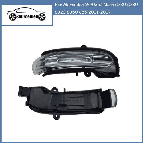 Clignotant De Rétroviseur Latéral, Pour Mercedes W203 Classe C C230 C280 C320 C350 C55 2001-2007 2038201521 2038201621