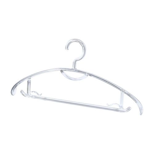 Cintre de garde-robe en acrylique transparent pour adulte, 1 pièce, plusieurs couleurs, en plastique audacieux, pour sécher les vêtements, nouveau