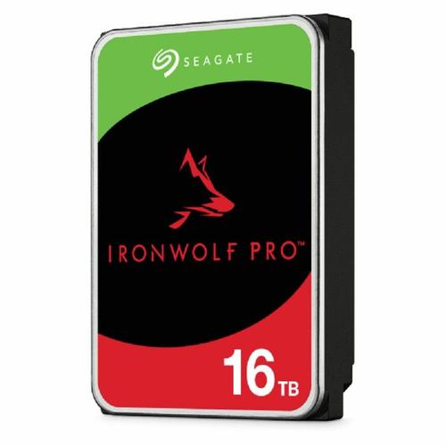 Seagate IronWolf Pro ST16000NT001 - Disque dur - 16 To - interne - 3.5" - SATA 6Gb/s - 7200 tours/min - mémoire tampon : 256 Mo - avec 3 ans de Seagate Rescue Data Recovery