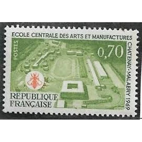 Ecole Centrale Des Arts Et Manufactures À Châtenay Malabry Année 1969 N° 1614 Yvert Et Tellier Luxe