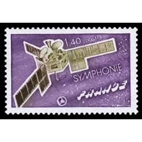 Satellite "Symphonie" Année 1976 N° 1887 Yvert Et Tellier Luxe