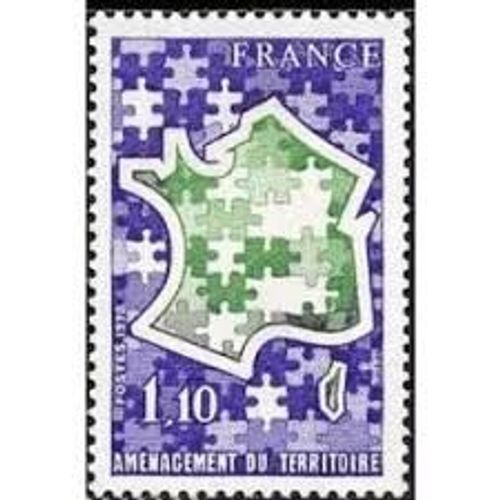 15ème Anniversaire De La Délégation À L'aménagement Du Territoire Et À L'action Régionale Année 1978 N° 1995 Yvert Et Tellier Luxe (Carte De France)