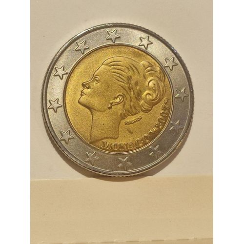 Piece 2 Euro Monaco 2007 Grâce Kelly
