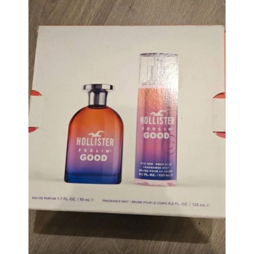Coffret Hollister Feelin' Good Eau De Parfum 50 Ml + Brume Corps 125 Ml 