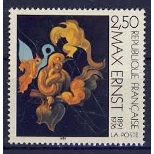 Centenaire De La Naissance De Max Ernst Émission Commune France/Allemagne Année 1991 N° 2727 Yvert Et Tellier Luxe