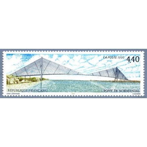 Inauguration Du Pont De Normandie Année 1995 N° 2923 Yvert Et Tellier Luxe