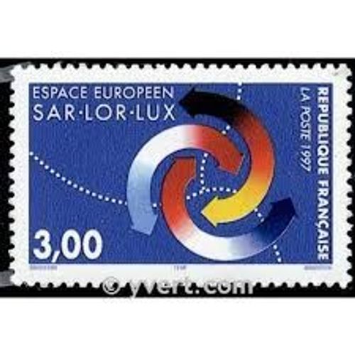 Espace Européen Sar Lor Lux Sarre, Lorraine Et Luxembourg Émission Commune Avec L'allemagne Et Le Luxembourg Année 1997 N° 3112 Yvert Et Tellier Luxe