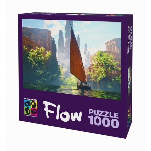 PUZZLE 1000 PIÈCES BRAIN GAMES FLOW BATEAU