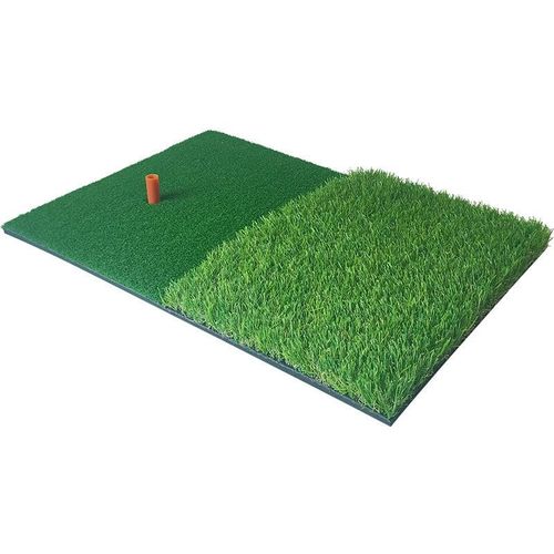 Tapis De Pratique De Golf Pelouse Artificielle En Nylon Herbe En Caoutchouc T-Shirt Jardin Extérieur Tapis De Frappe Tapis De Formation Durable 40x60 Cm