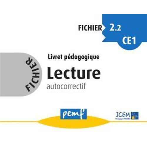 Fichier Lecture 2.2 Ce1 - Livret Pédagogique