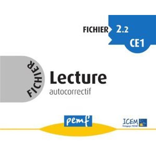 Fichier Lecture 2.2 Ce1 - Fiches Elèves