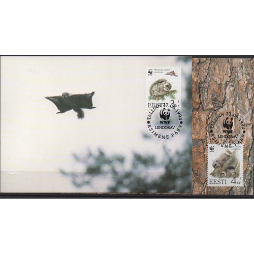 Estonie Cartes Animaux Les Écureuils