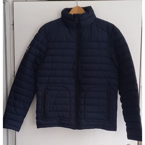 Doudoune Noned Fuji Superdry Taille S Bleue Marine