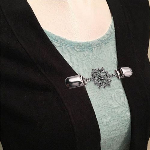 Pinces Pour Châle Chandail 3 Pièces Robes Clip Cardigan Broche Collier Vintage Clips Des Chemises Pour Les Femmes Et Les Filles