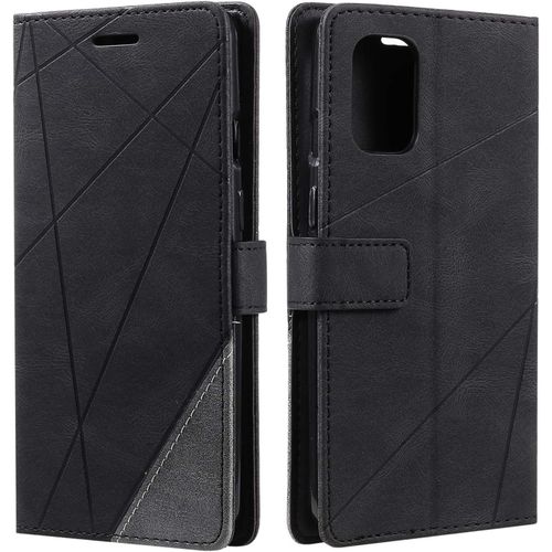 Coque Pour Oneplus 8t, Etui En Cuir Pu Portefeuille Housse Fermeture Magnétique Und Flip Pour Oneplus 8t, Avec Fermeture Magnétique, Noir