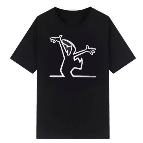 T-Shirt Sur Le Thème De La Linea D'osvaldo Cavandoli, Série Tv, T-Shirt Homme Et Femme, Col Rond. Plusieurs Tailles Disponibles