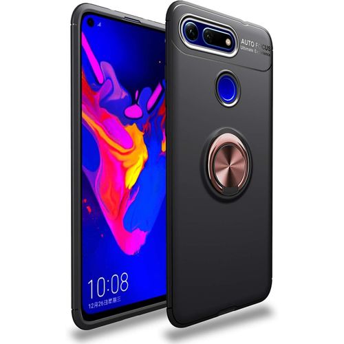 Coque Pour Honor View 20 Avec Anneau,Doux Slim Fit Housse Tpu Coque Honor View 20 Avec Plaque Métallique Pour Support Téléphone Voiture Magnétique