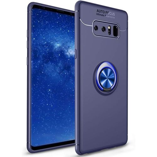 Coque Pour Samsung Galaxy Note 8 Avec Anneaudoux Slim Fit Housse En Silicone Coque Ultramince Avec Plaque Métallique Pour Support Téléphone Voiture Magnétique