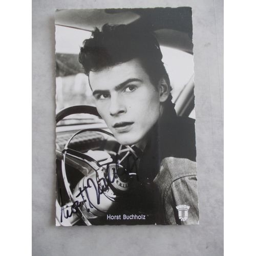 Horst Buchholz Cinema Carte Postale Dedicacee