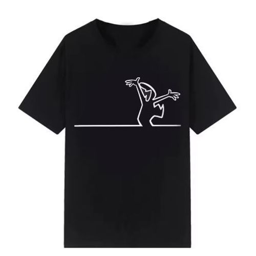 T-Shirt Sur Le Thème De La Linea D'osvaldo Cavandoli, Série Tv, T-Shirt Homme Et Femme, Col Rond. Plusieurs Tailles Disponibles
