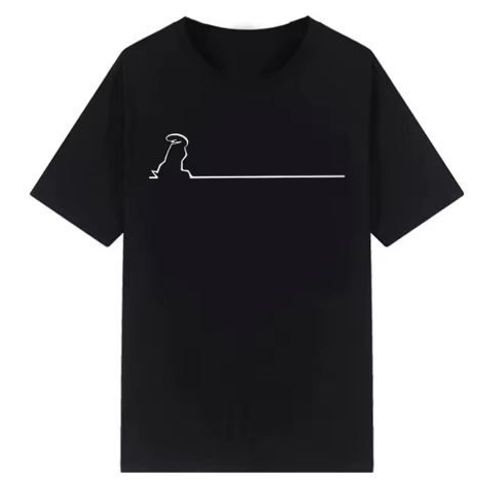 T-Shirt Sur Le Thème De La Linea D'osvaldo Cavandoli, Série Tv, T-Shirt Homme Et Femme, Col Rond. Plusieurs Tailles Disponibles