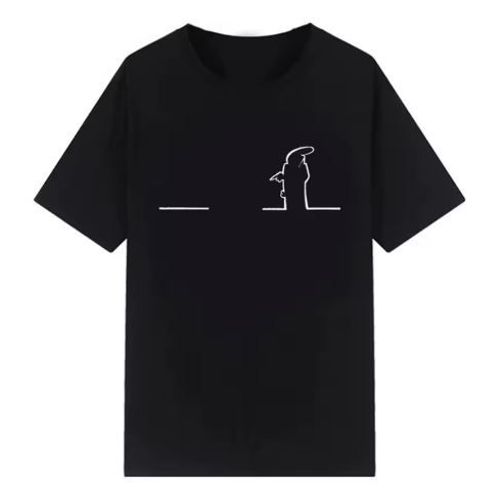 T-Shirt Sur Le Thème De La Linea D'osvaldo Cavandoli, Série Tv, T-Shirt Homme Et Femme, Col Rond. Plusieurs Tailles Disponibles