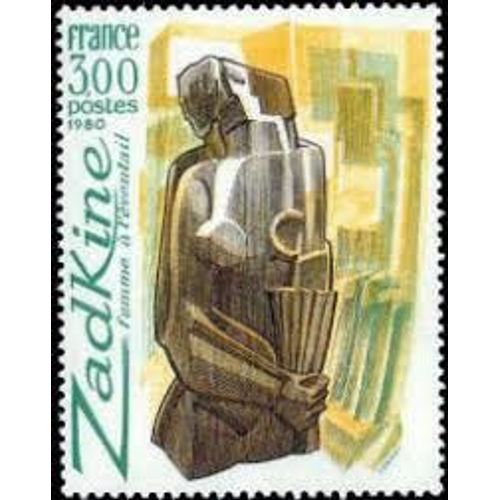 Art : Oeuvre De Ossip Zadkine Année 1980 N° 2074 Yvert Et Tellier Luxe