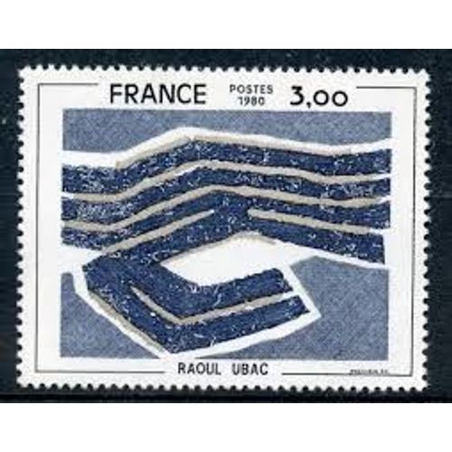 Art : Oeuvre De Raoul Ubac Année 1980 N° 2075 Yvert Et Tellier Luxe