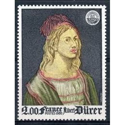 Exposition Philatélique Internationale "Philexfrance82" Oeuvre D'albert Dürer Année 1980 N° 2090 Yvert Et Telllier Luxe