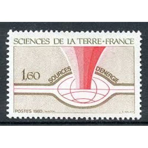 Sciences De La Terre Année 1980 N° 2093 Yvert Et Tellier Luxe