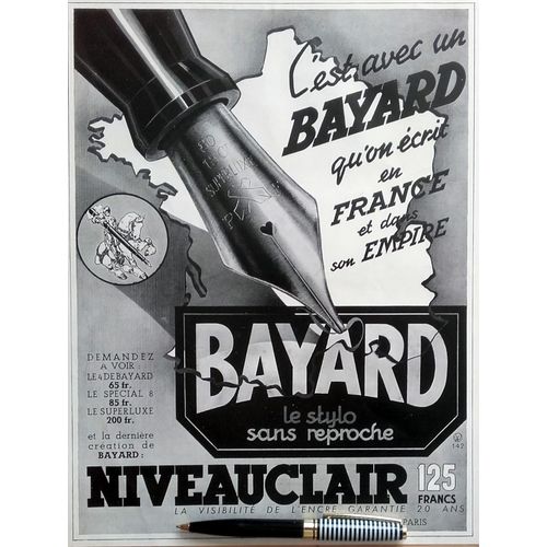 Gros Lot 60 Affiches Publicités Anciennes : Stylo Plume encre Waterman, Dunhill, Eversharp, Jif, Parker, Edacoto... (Vintage French Advertising)