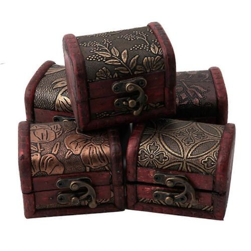 Boîte D¿Emballage En Cristal En Bois Antique Ancien Produit Emballage Bijoux Boîte De Rangement