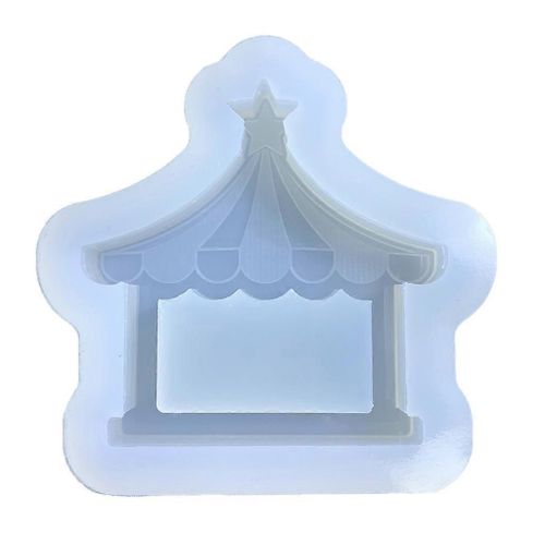 Moules En Silicone Quicksand Resin Shaker Tente Pour Bricolage Artisanat Décorations De Porte-Clés