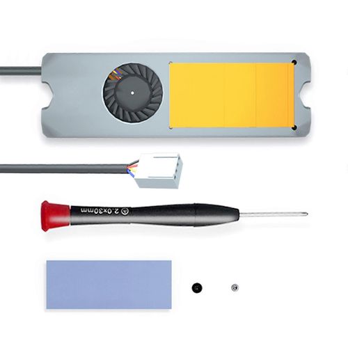 Aluminium pour M.2 2280 Dissipateur Thermique Refroidisseur Solide Disque Dur Radiateur 76x24x8mm