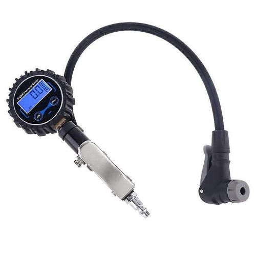 0-200 PSI Gonfleur de pneu numérique avec manomètre à piles robustes