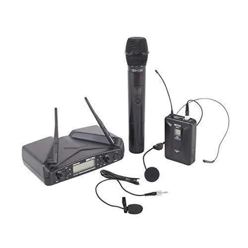 Proel EIKON WM700DKIT Syst eme de microphone sans fil avec recepteur + Bodypack + Archet + Paume + Pulce Noir