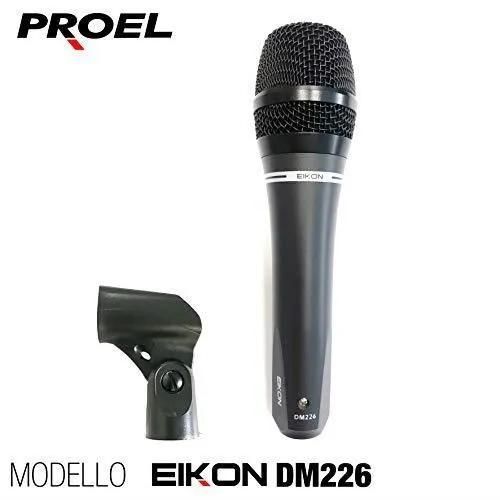 Proel DM226 Microphone cornet dynamique cardioïde + étui + support EIKONDM226