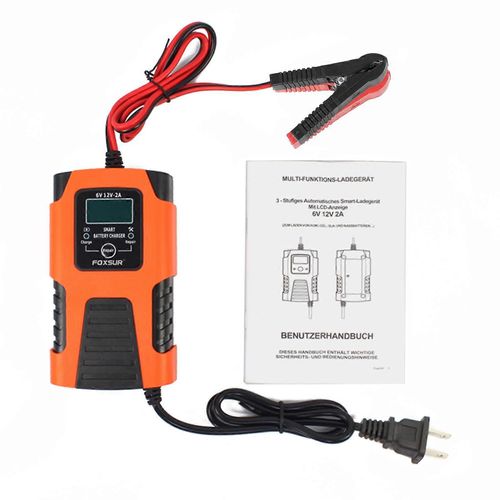 12v 6v Voiture Moto Démarreur Portable Mainteneur Puissance Chargeur De Batterie
