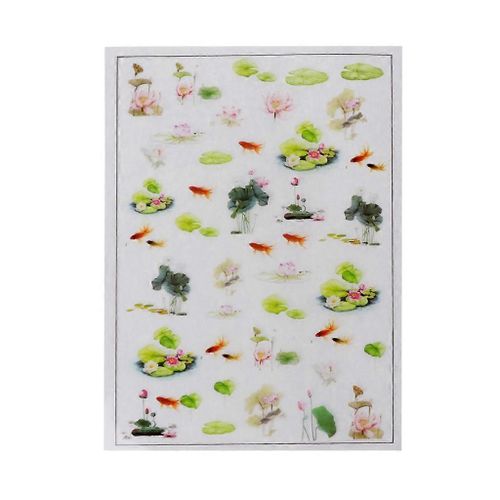 3d Or Poisson Peinture Résine Autocollants Uv Résine Époxy Fabrication De Bijoux Remplissages