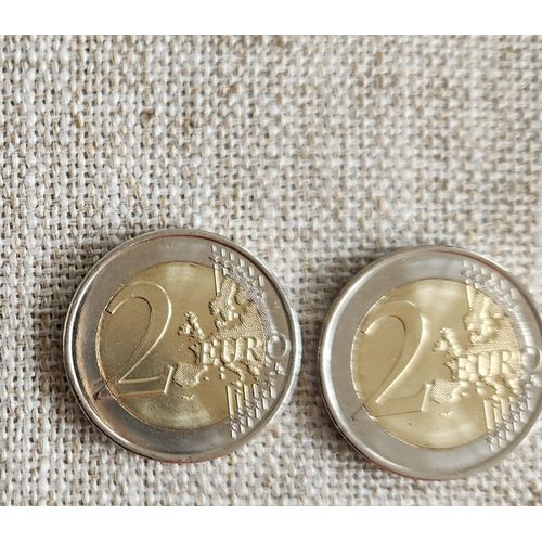 Je Vends Deux Pièces De Monnaies De 2 Euros De Jeux Olympiques, Année 2024 .