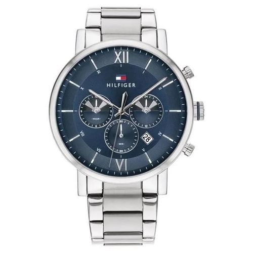 Tommy Hilfiger Montre Argent Multi-Cadrans Hommes Evan 1710409