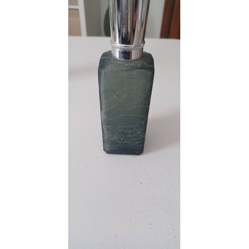 Ancien Vaporisateur En Verre Craquelé Marcel Franck