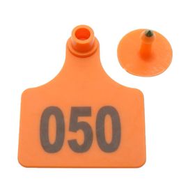 100pc 6*7.5cm Bétail Vache Cheval Chameau Oreille Étiquette Boucles D'oreilles Bétail Outil D'alimentation 001-100 Bétail Couleurs Oreille Étiquette Animaux Ferme Équipement - Type 6x7.5cm 100pcs #E