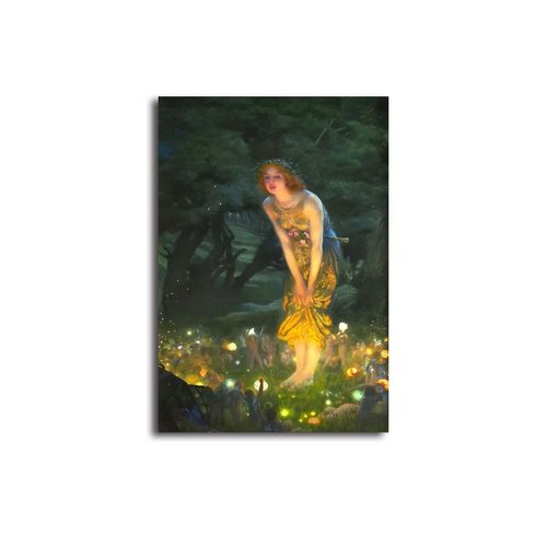 Rétro Mignon Fantôme Compagnon & Lect Livre Impressions Sur Toile Monstre Tient Chat Noir Mur Art Affiche Pour Salon Halloween Décor - Type [Ct10143-6]-50x70cm No Frame