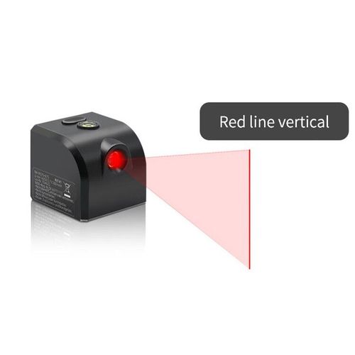 Mini niveaux Laser croisés portables,faisceau Laser à lumière verte,ligne horizontale,ligne verticale,outil de niveau précis,lignes croisées - Type Red line Vertical