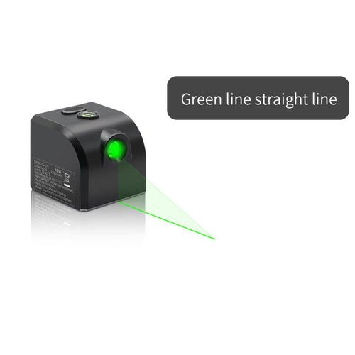 Mini niveaux Laser croisés portables,faisceau Laser à lumière verte,ligne horizontale,ligne verticale,outil de niveau précis,lignes croisées - Type Green line straight