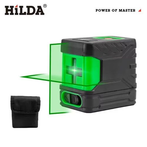 HILDA niveau Laser mètre 2 lignes croix niveau vert Laser niveau Laser à niveau horizontal et vertical auto-nivelant ¿¿¿ => ¿ ¿¿¿¿¿ cadeau pour hommes - Type SET 10 #B
