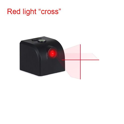 Mini Dispositif D'aide Au Golf D'intérieur Horizontal Au Laser Avec Faisceau Laser Vert/Rouge Ultra Fort,Portable Avec Batterie - Type Red Cross