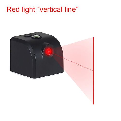 Mini Dispositif D'aide Au Golf D'intérieur Horizontal Au Laser Avec Faisceau Laser Vert/Rouge Ultra Fort,Portable Avec Batterie - Type Red Vertical Line #B