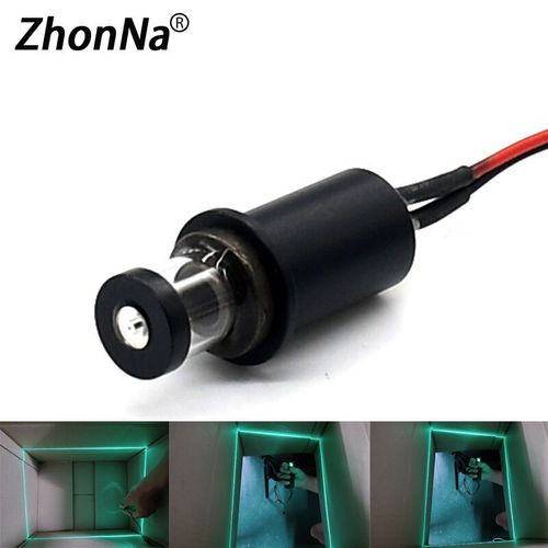 Module Laser de niveau omnidirectionnel à 360 degrés,lumière verte 520nm,2.3-5V,utilisation d'entraînement de tension pour accessoires de testeur de niveau Laser - Type 360green5PCS